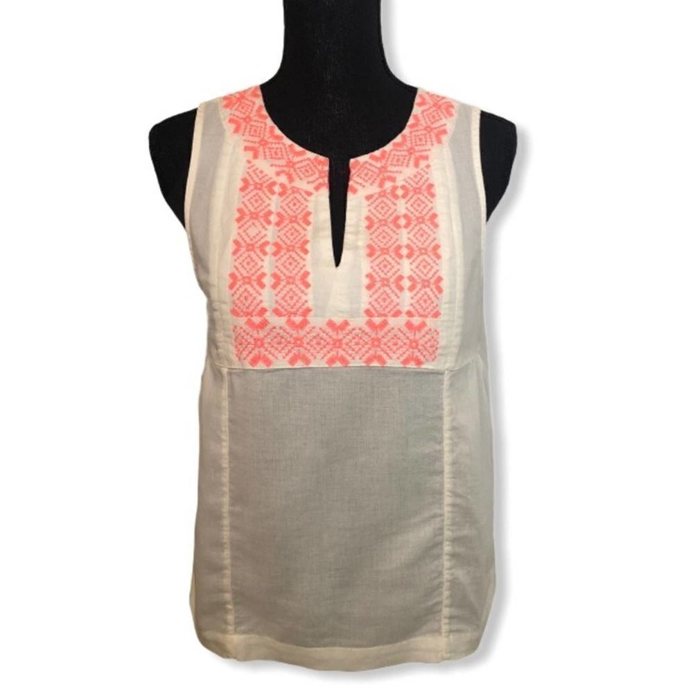Old Navy Embroidered Cotton Tank Size Small